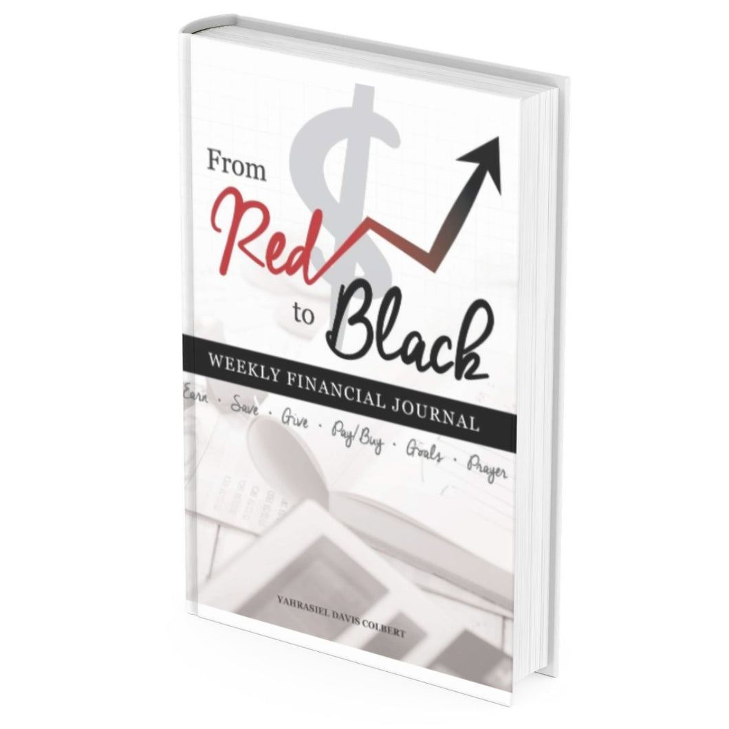 Fillable PDF Version - From Red To Black: Weekly Financial Journal
